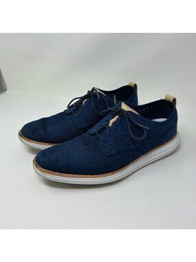 Cole Haan OriginalGrand Blue Wingtip Oxford Shoes Men's Size 10M